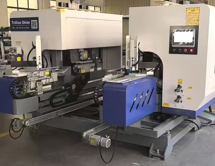 Double End Tenoner for Chevron/Herringbone Flooring